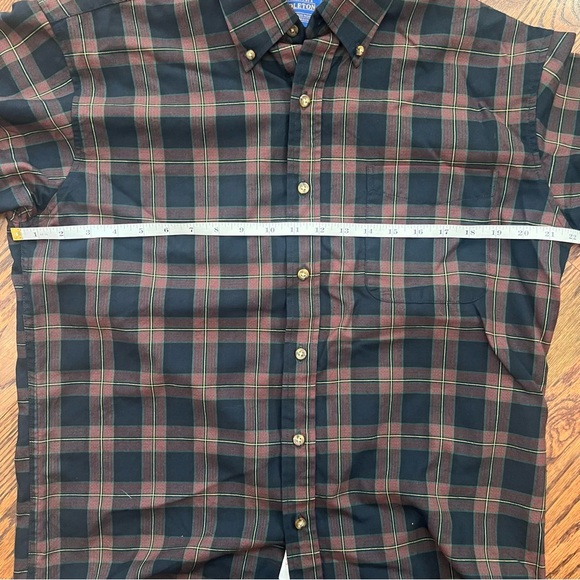 Sir Pendleton 100% Virgin Wool Long Sleeve Plaid Shirt, Medium - Picture 5 of 9